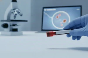 Amostra de sangue para análise do nível de homocisteína para aumentar as chances na FIV